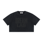Women's Mineral Wash Cotton Crop T-Shirt