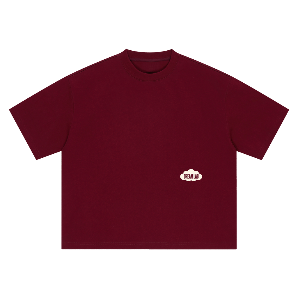 Displaced Cloud Logo Boxy Oversized T-Shirt
