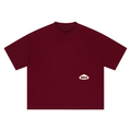 Displaced Cloud Logo Boxy Oversized T-Shirt