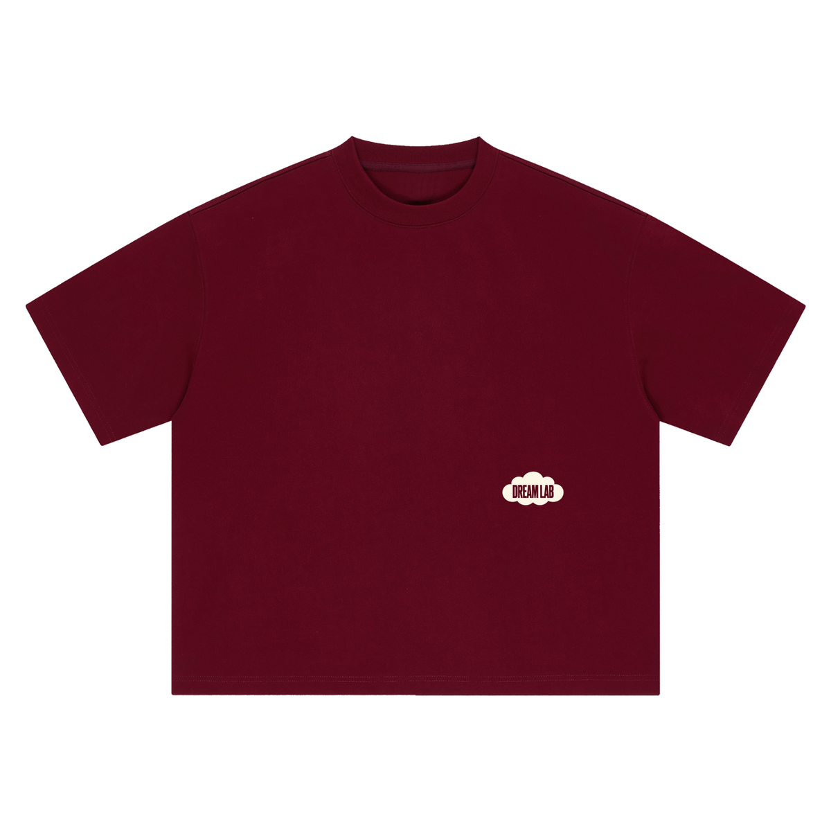 Displaced Cloud Logo Boxy Oversized T-Shirt