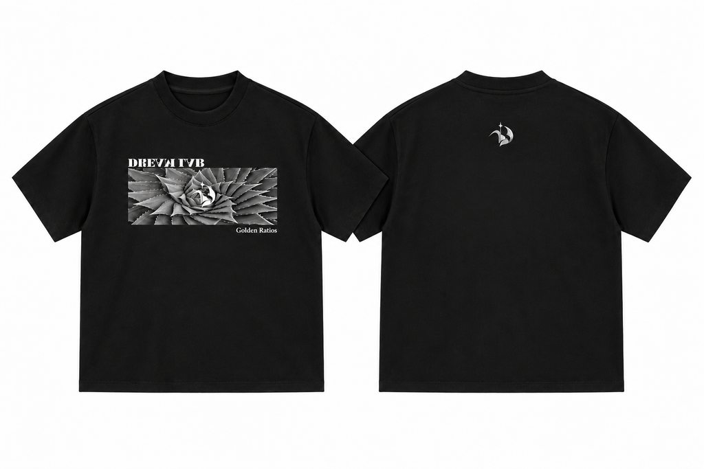 Golden Ratio Spiral Oversized T-Shirt