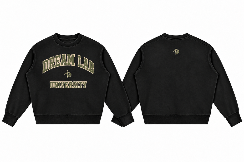 University Vintage Wash Crewneck Sweatshirt