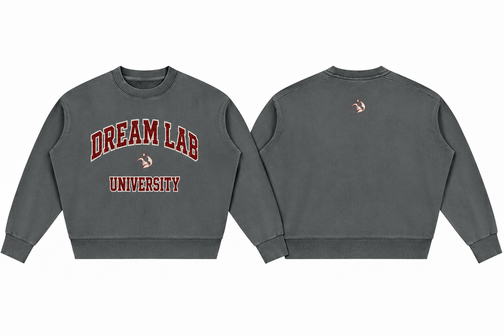 University Vintage Wash Crewneck Sweatshirt