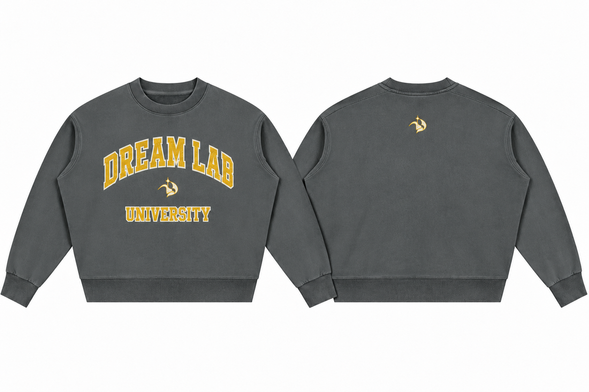 University Vintage Wash Crewneck Sweatshirt