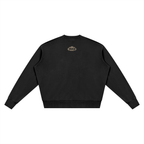 Off-centered Logo Vintage Wash Crewneck Sweatshirt