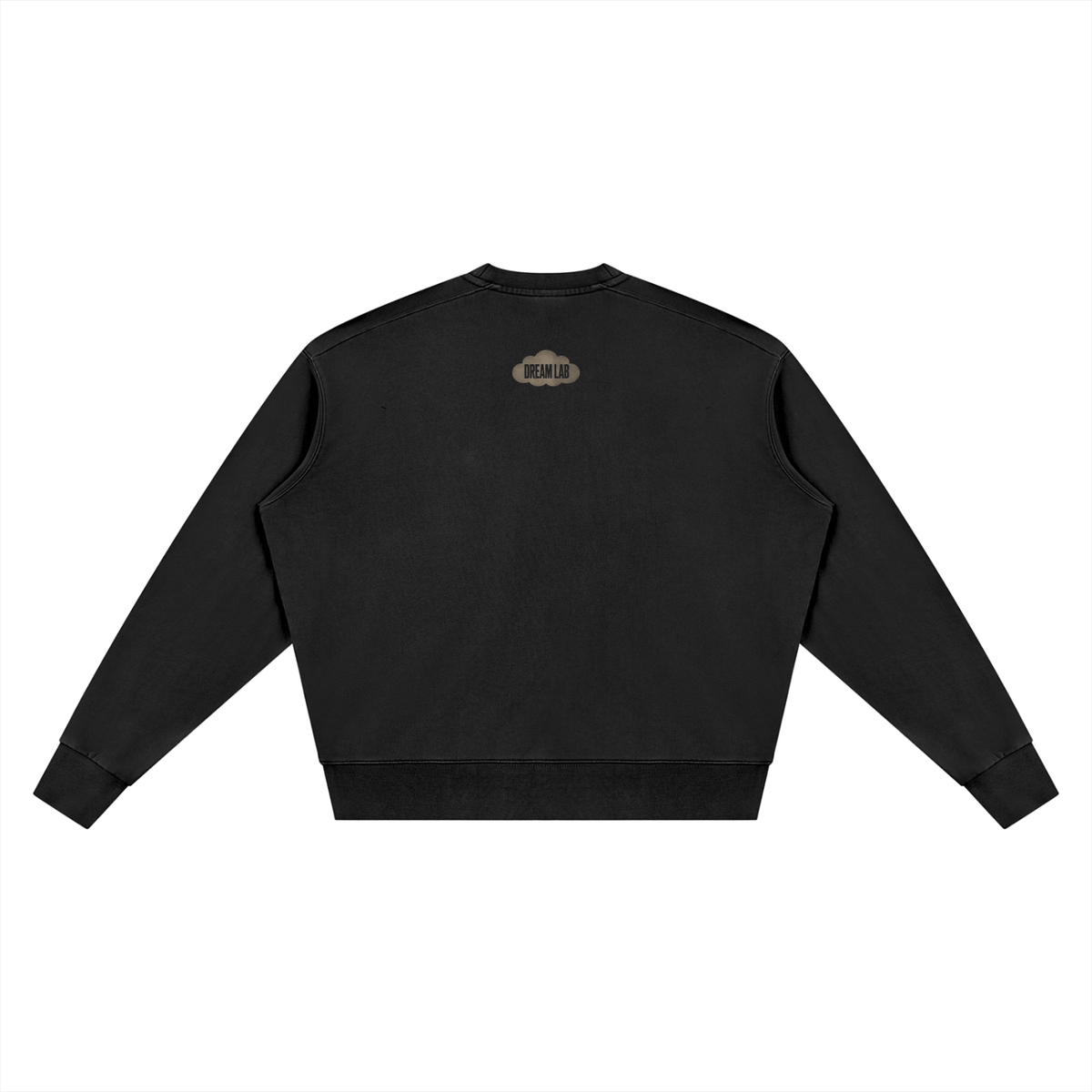 Off-centered Logo Vintage Wash Crewneck Sweatshirt