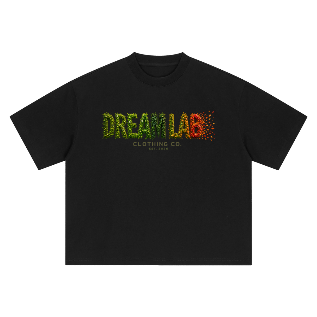 FADED LEAVES Box Oversized T-Shirt