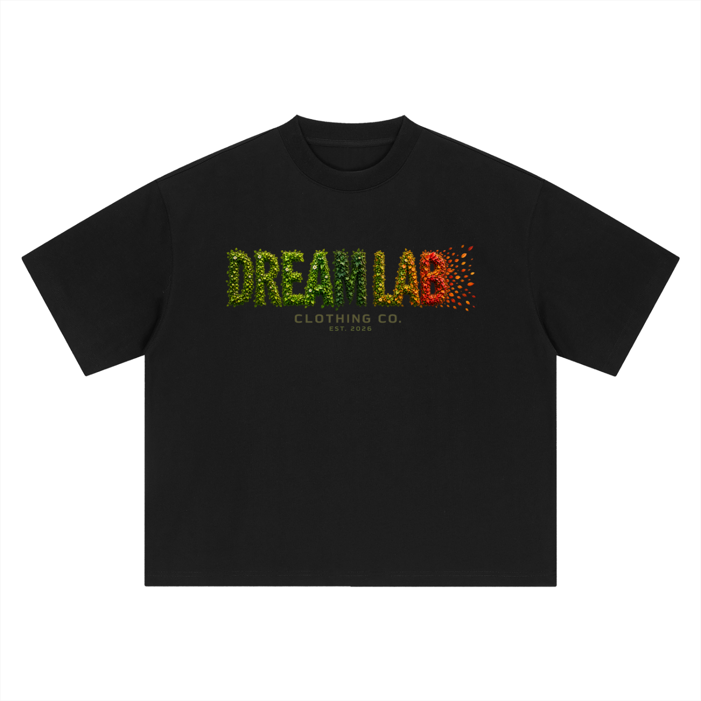 FADED LEAVES Box Oversized T-Shirt