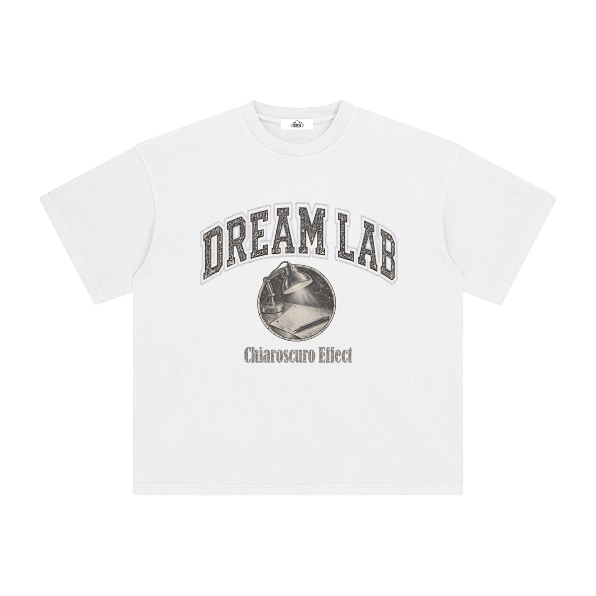 Chiaroscuro Effect Vintage Washed T-Shirt