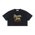 Women's Mineral Wash Cotton Crop T-Shirt