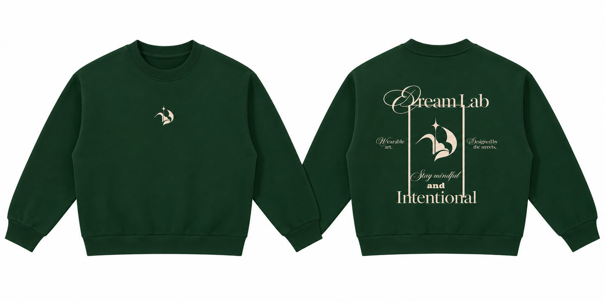 Intentional  Boxy Fleece Crewneck Sweatshirt