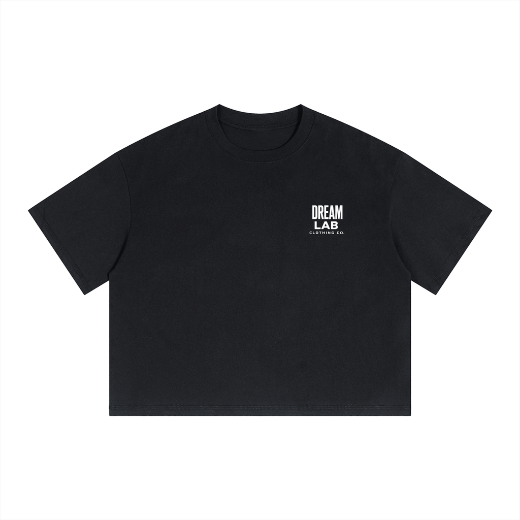 Building Dreams Box Drop Shoulder Crop T-Shirt