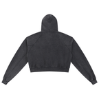 Snow Washed Cropped Hoodie
