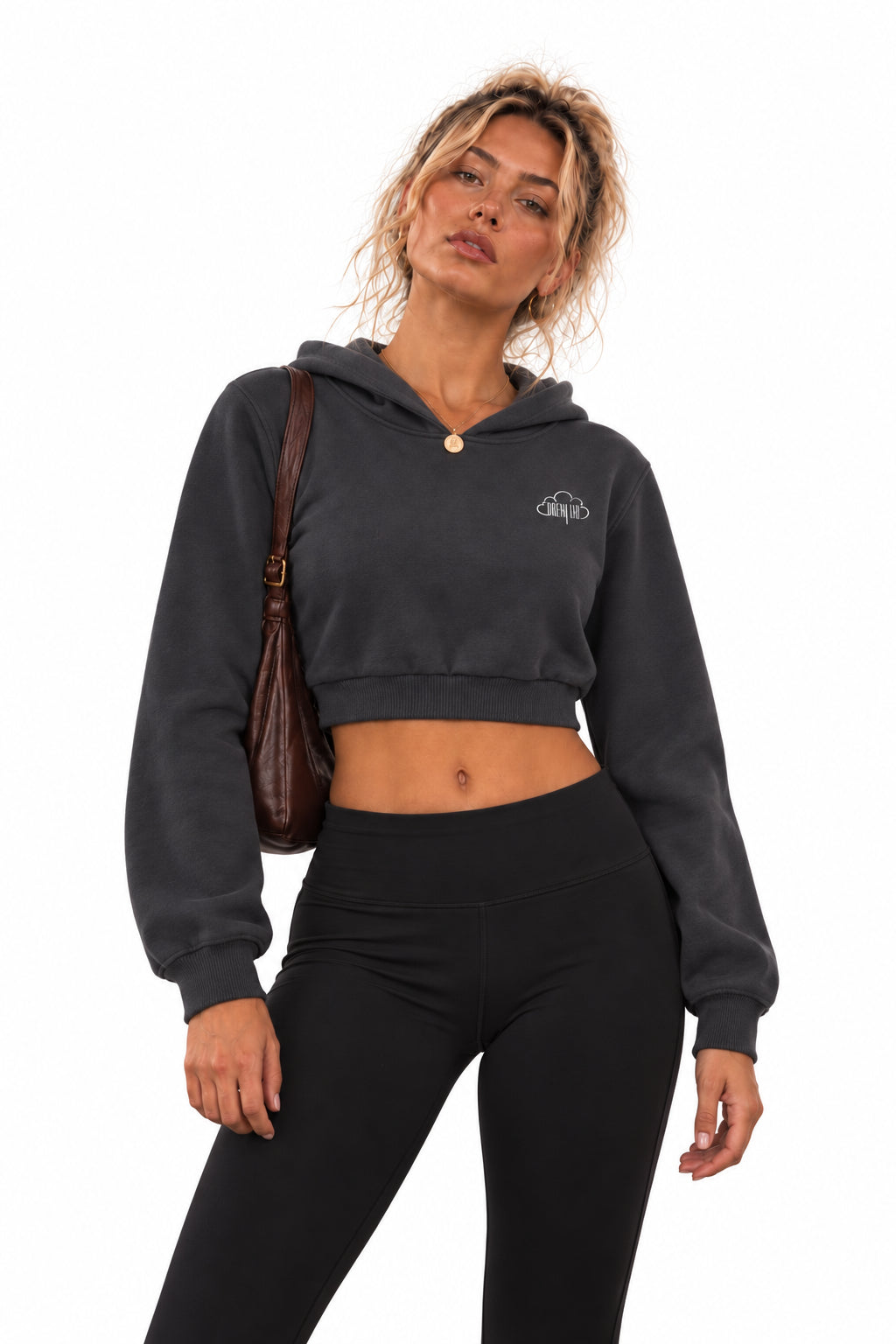 Essential Cropped Hoodie