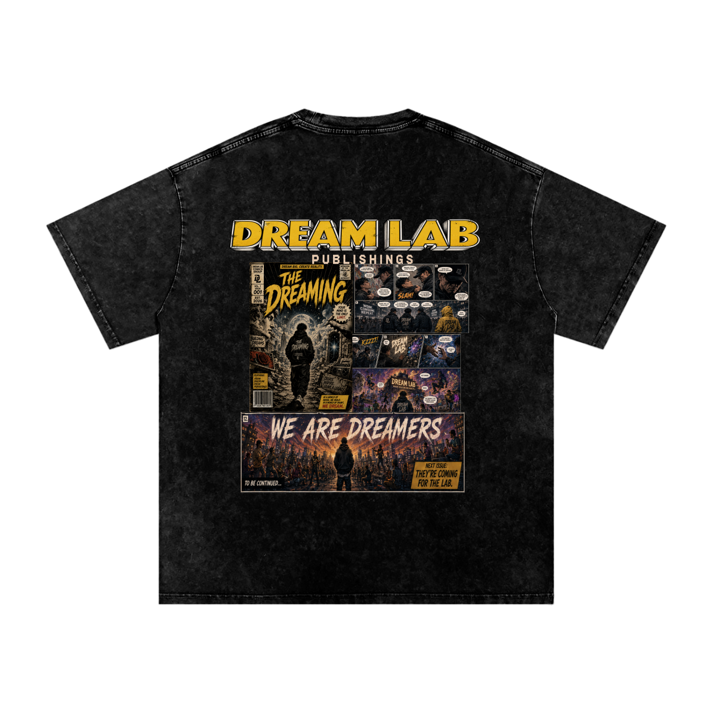 Comic Oversized Cotton T-Shirt
