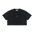 Women's Mineral Wash Cotton Crop T-Shirt