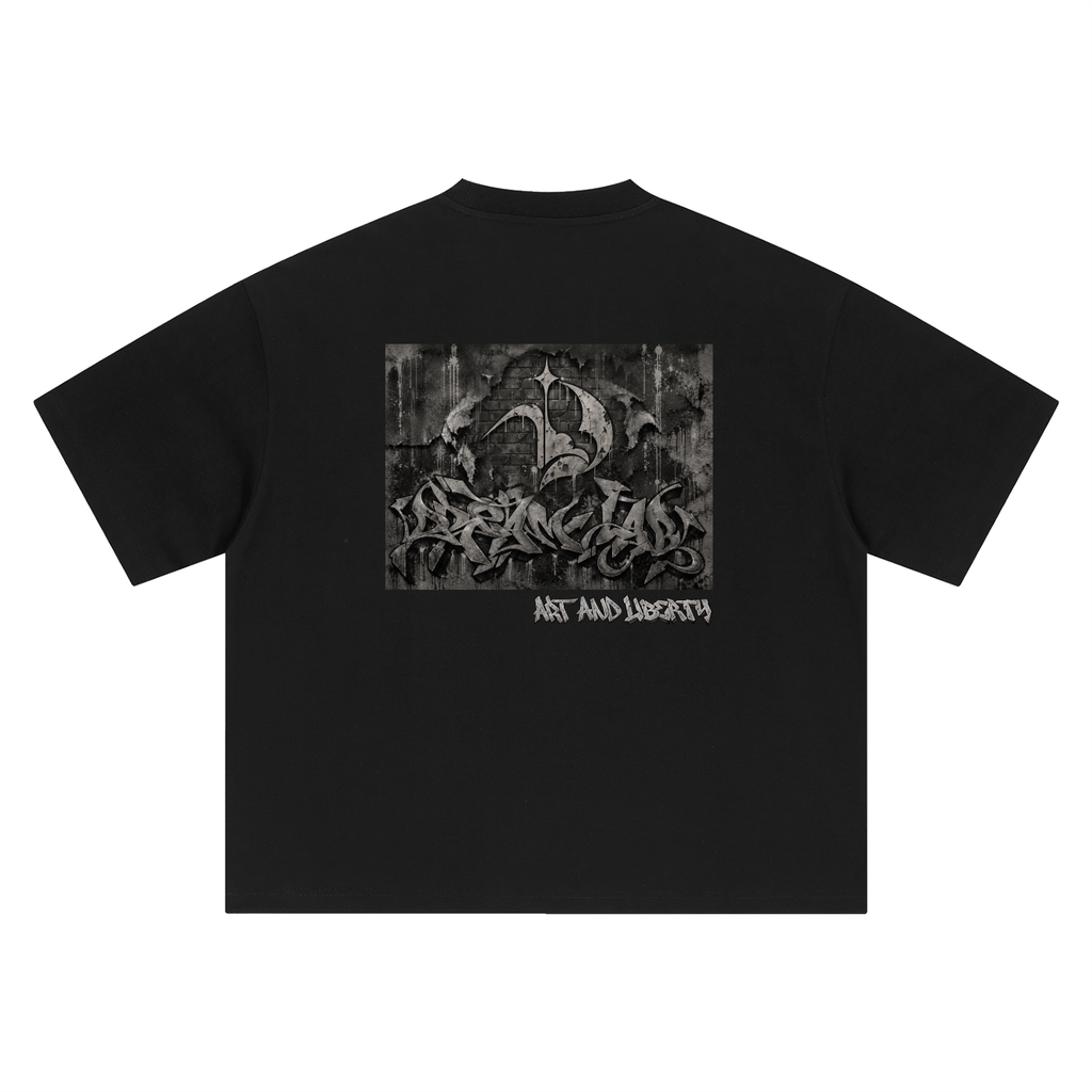 Graffiti Wall Boxy Oversized T-Shirt