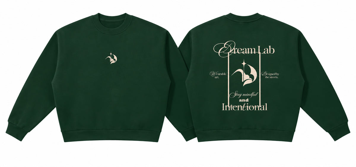 Intentional  Boxy Fleece Crewneck Sweatshirt