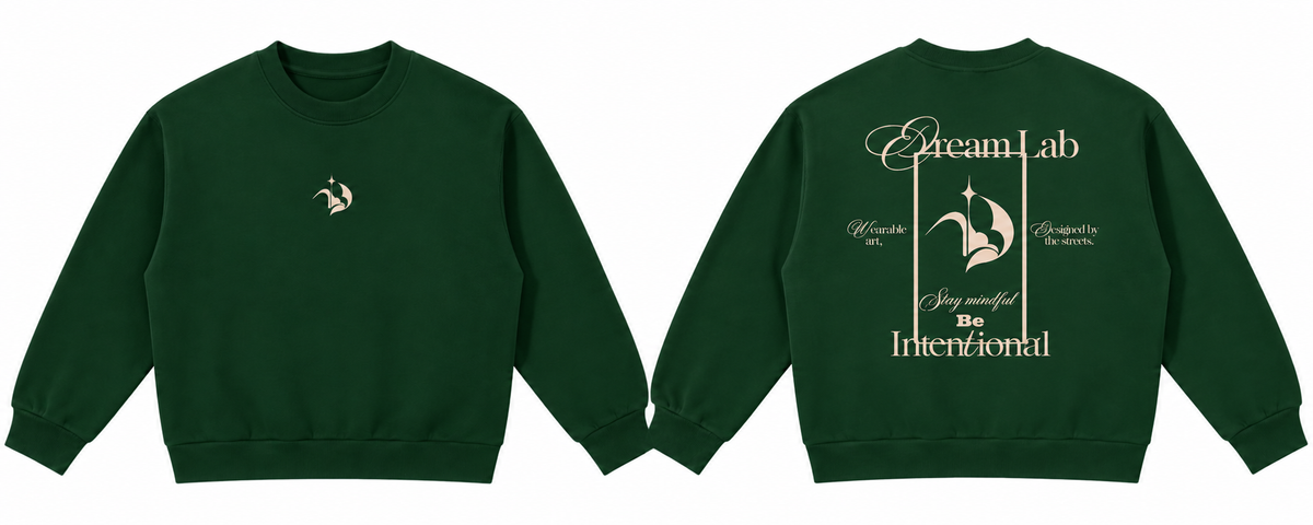 Intentional  Boxy Fleece Crewneck Sweatshirt