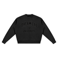 University Black Vintage Wash Crewneck Sweatshirt
