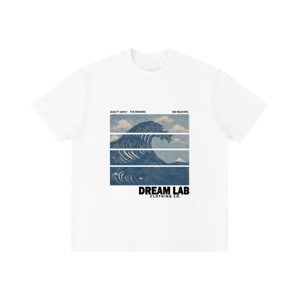 WAVES Vintage Wash Distressed T-Shirt