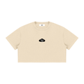 Women's Mineral Wash Cotton Crop T-Shirt