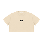 Women's Mineral Wash Cotton Crop T-Shirt