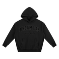 University Black Heavyweight Boxy Fleece Hoodie