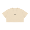 Women's Mineral Wash Cotton Crop T-Shirt