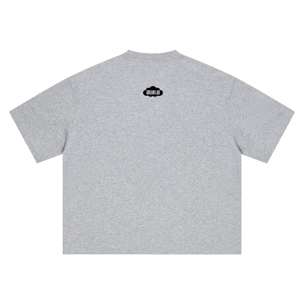 Displaced Cloud Logo Boxy Oversized T-Shirt