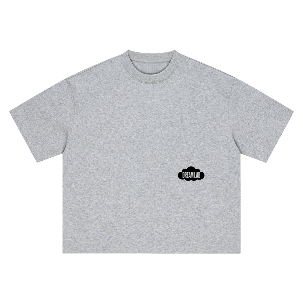 Displaced Cloud Logo Boxy Oversized T-Shirt
