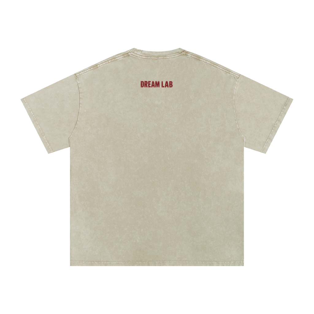 Mind Over Matter Washed Oversized Cotton T-Shirt