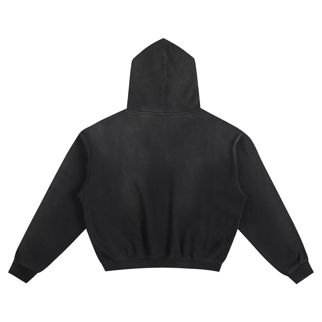 Cloud Logo Sunfade Boxy Hoodie