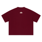 Off-centered Cloud Logo Boxy Oversized T-Shirt