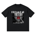Red Lipstick Drop Shoulder T-Shirt