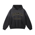 University Black/Grey Heavyweight Vintage Oversized Hoodie
