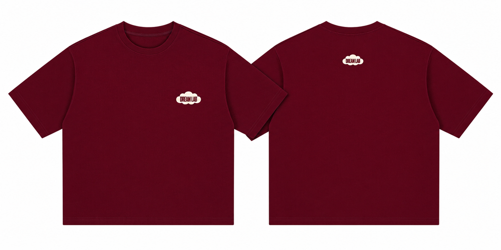 Off-centered Cloud Logo Boxy Oversized T-Shirt