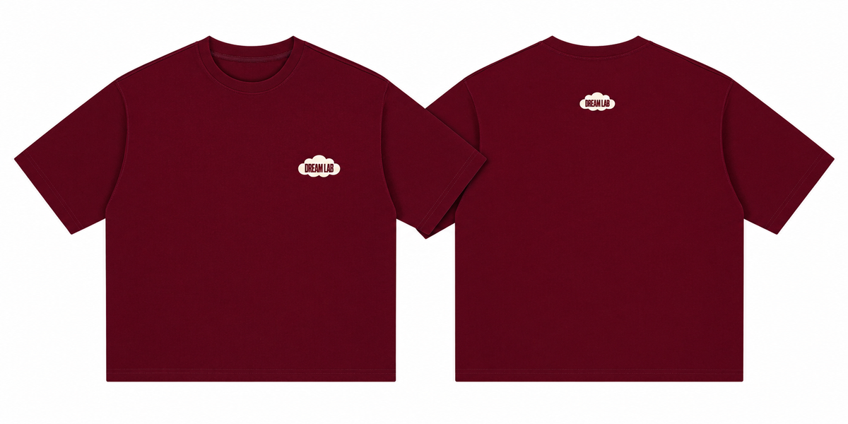 Off-centered Cloud Logo Boxy Oversized T-Shirt