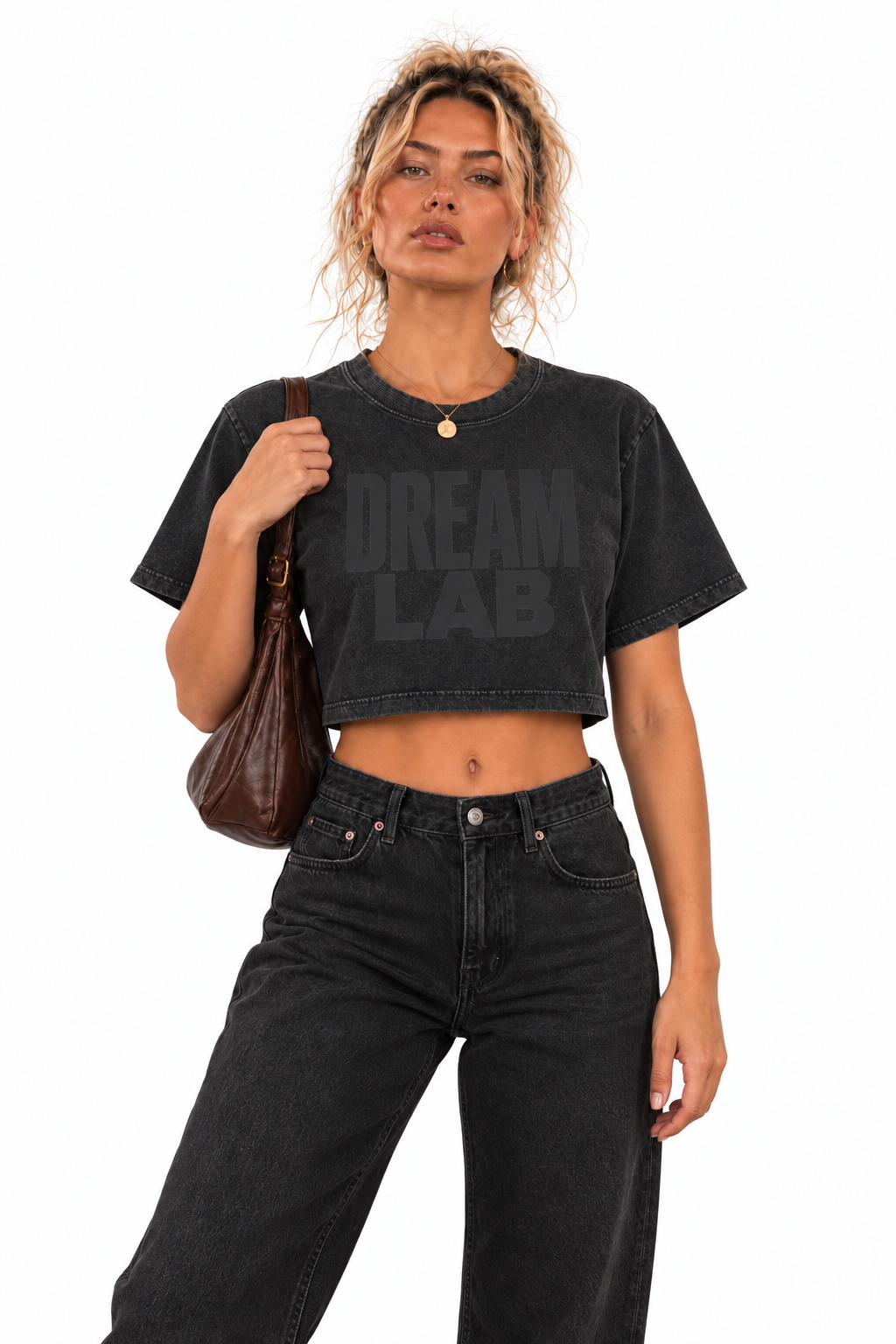 Snow Washed Crop Top