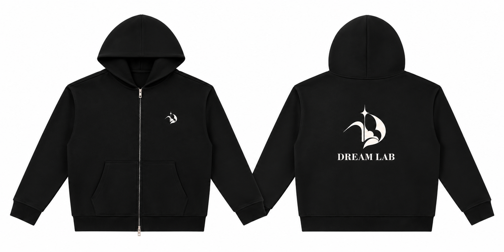 Unisex Heavyweight Full Zip Boxy Hoodie