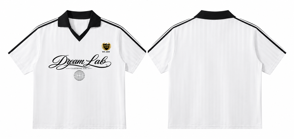 DREAM TEAM Collar Striped Soccer Jersey