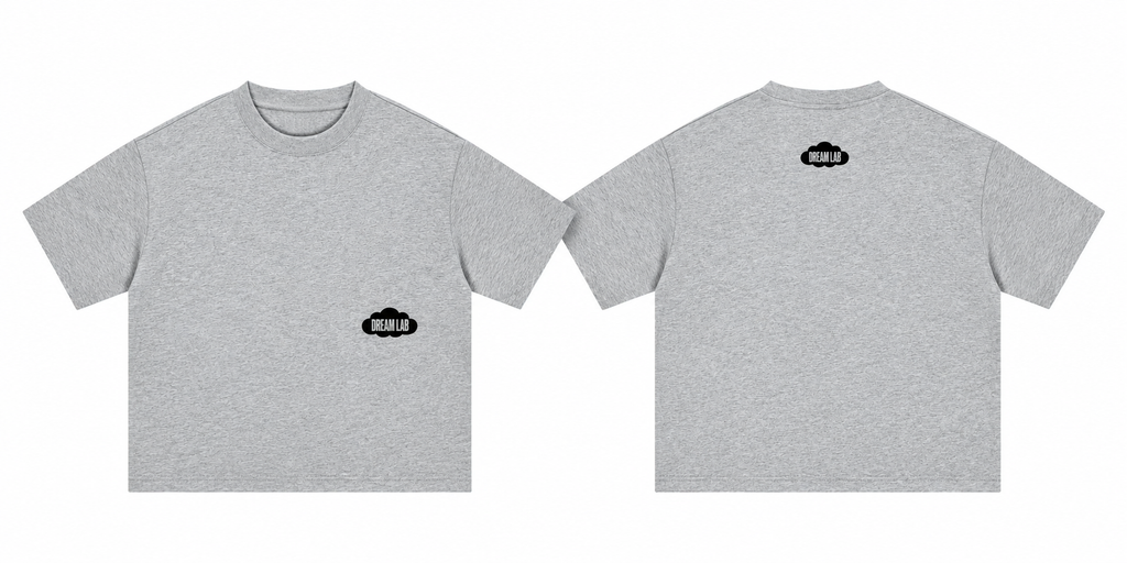 Off-centered Cloud Logo Boxy Oversized T-Shirt