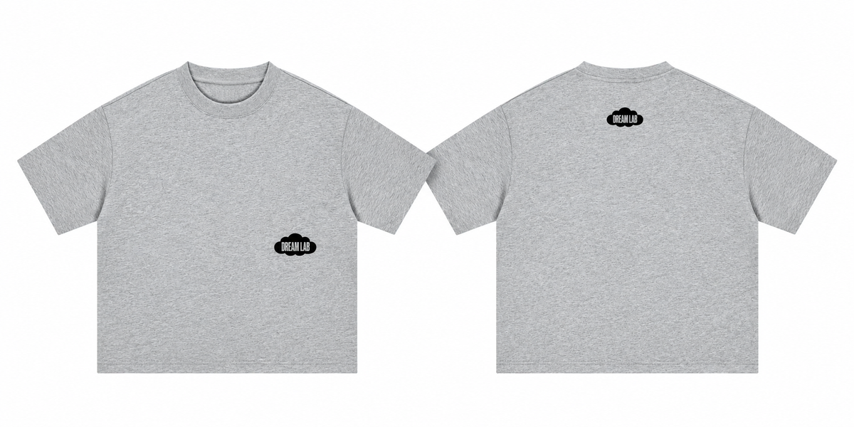 Off-centered Cloud Logo Boxy Oversized T-Shirt