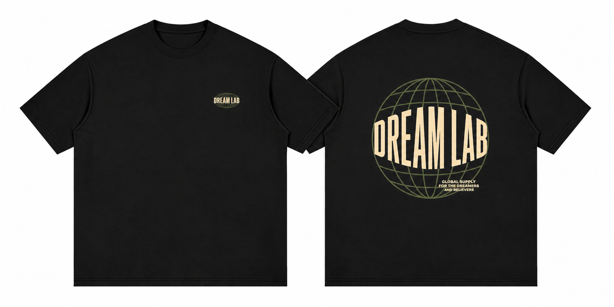 ACROSS THE GLOBE Drop Shoulder T-Shirt