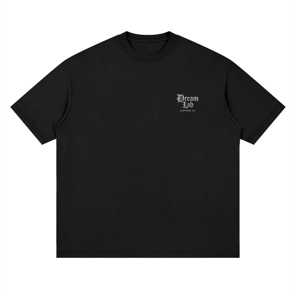 SLOGAN Loose Drop Shoulder T-Shirt
