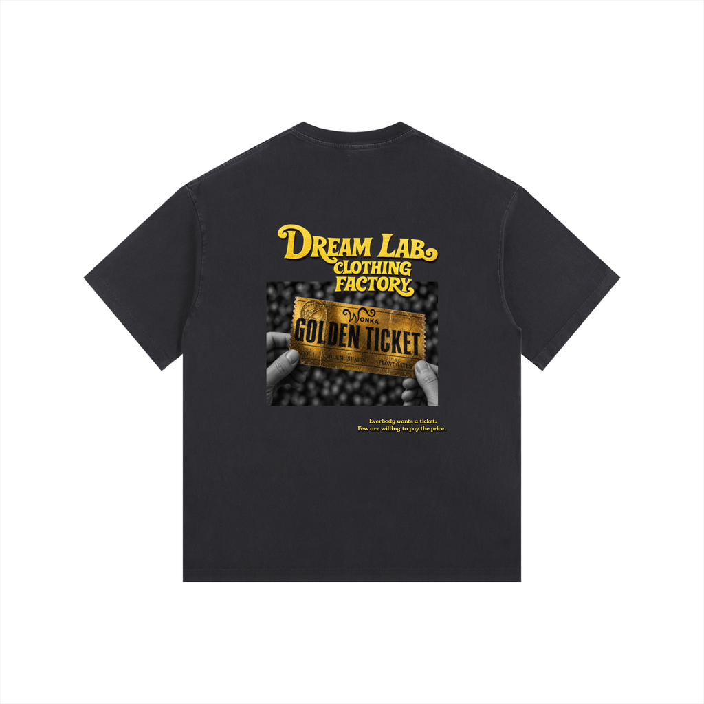 Golden Ticket Oversized Cotton T-Shirt