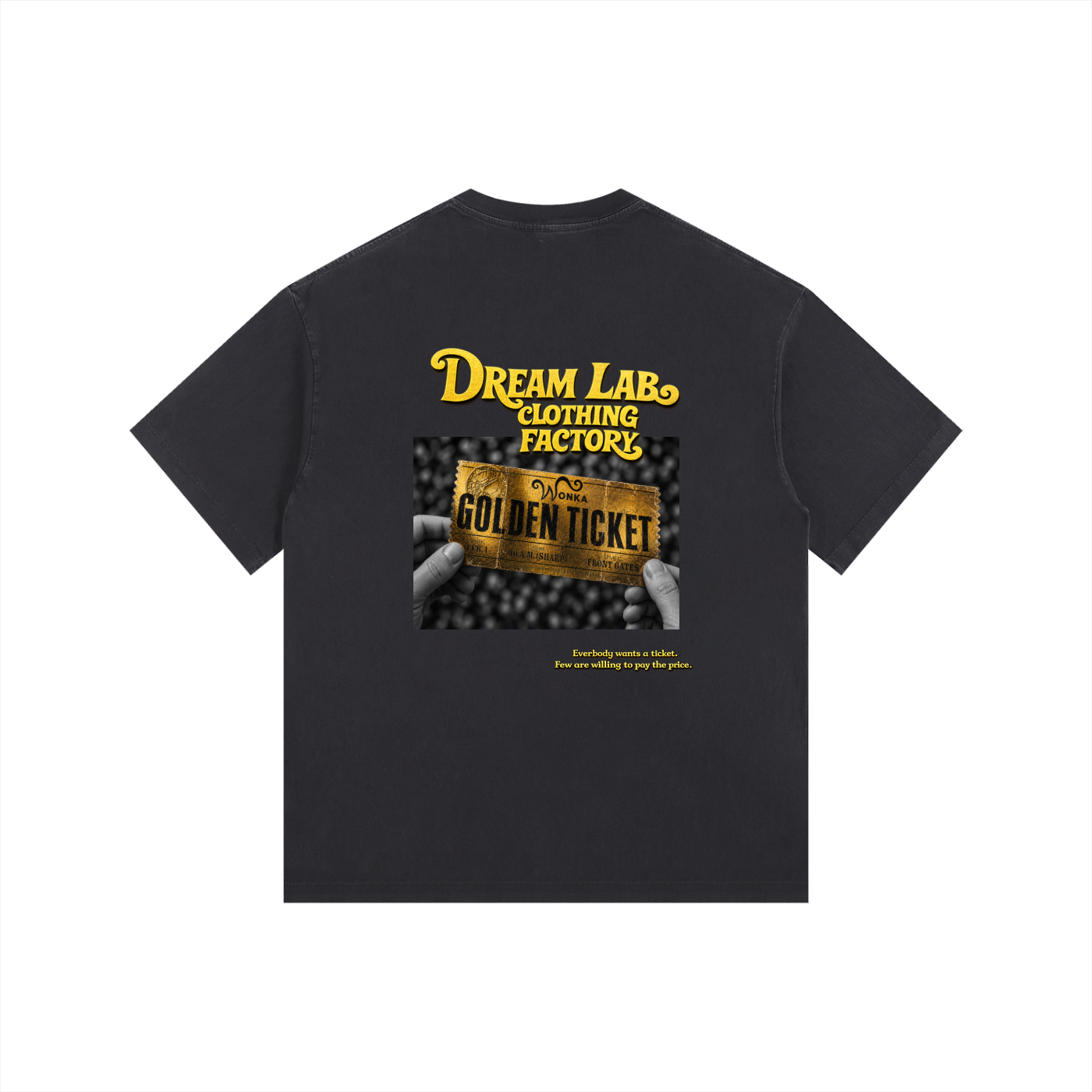 Golden Ticket Oversized Cotton T-Shirt