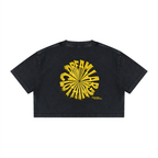 Bloom Women's Mineral Wash Cotton Crop T-Shirt