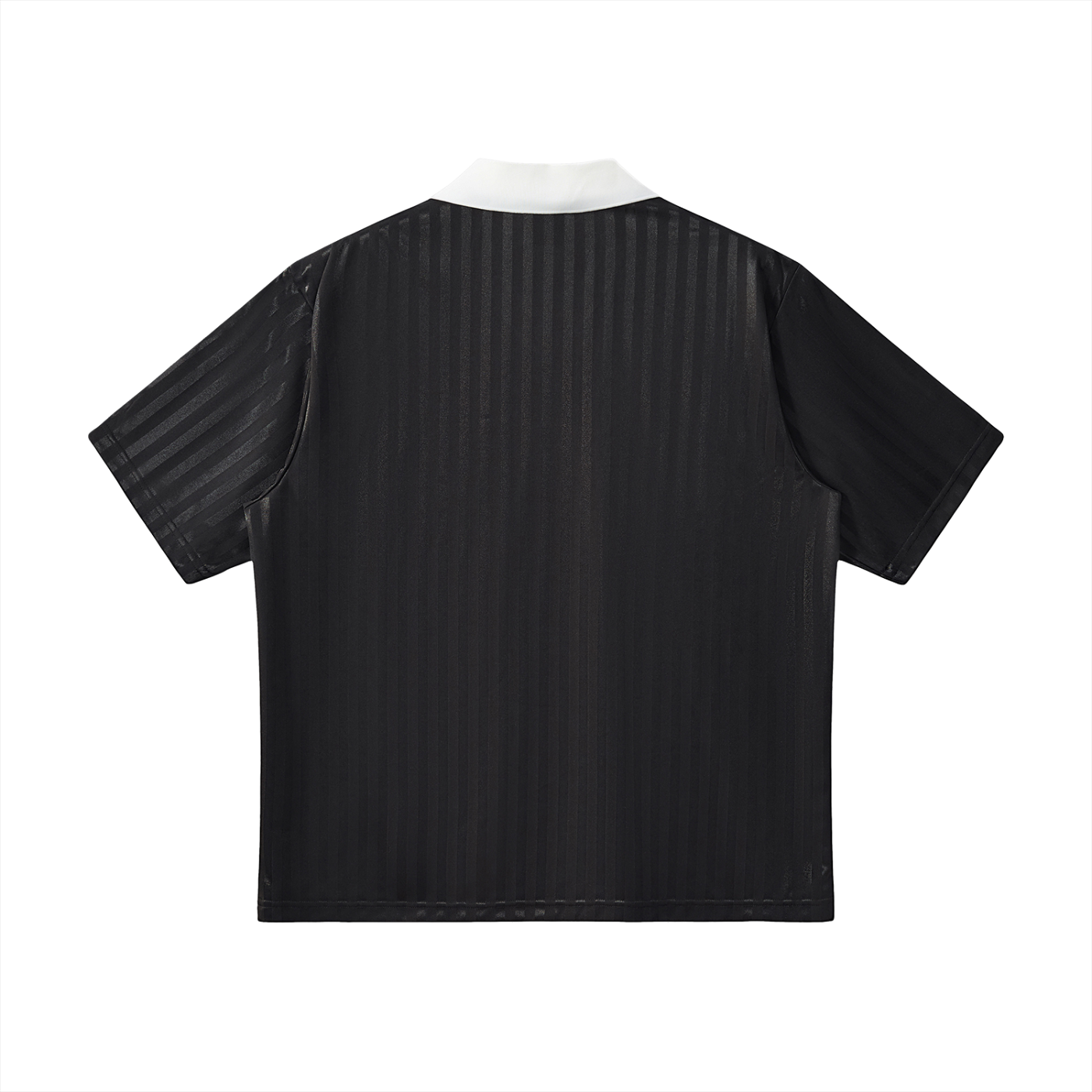Rose Collar Striped Soccer Jersey