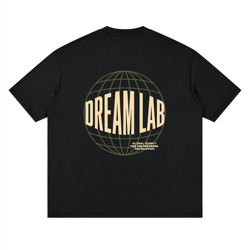 ACROSS THE GLOBE Drop Shoulder T-Shirt